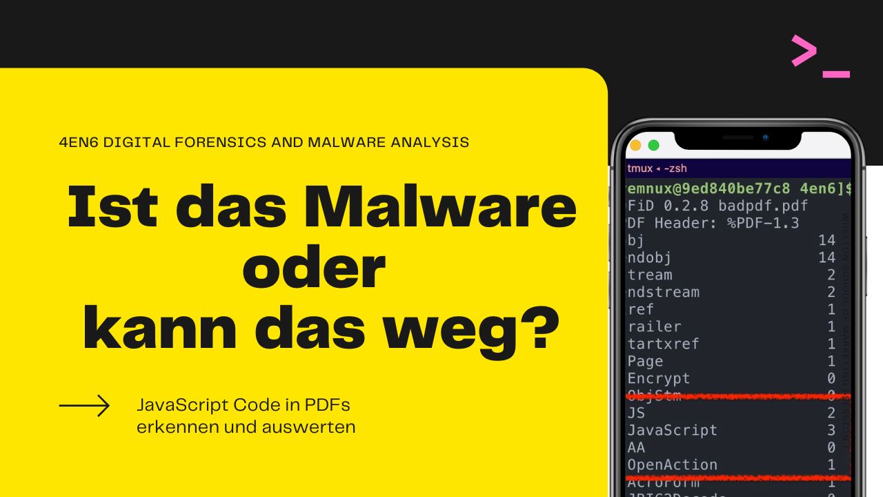 Ist das Malware oder kann das weg? Heute: ein Badpdf.pdf